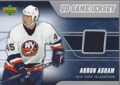2006-07 Upper Deck UD Game Jersey Arron Asham #J-AA Islanders